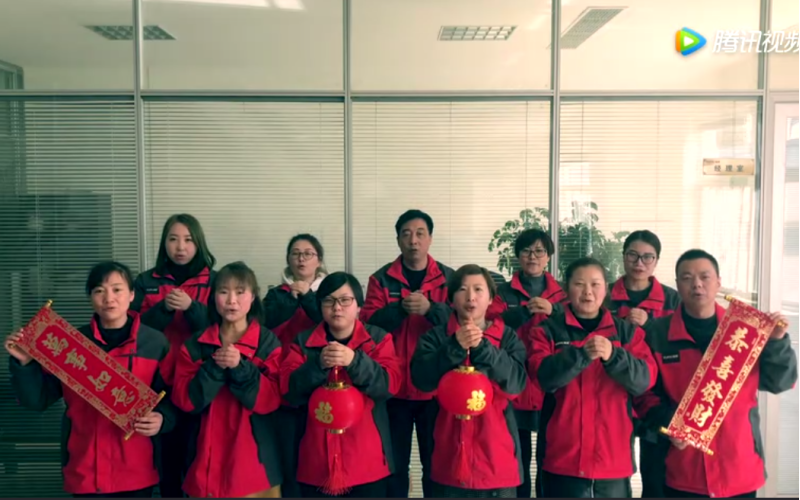 2018年銷售服務部拜年視頻