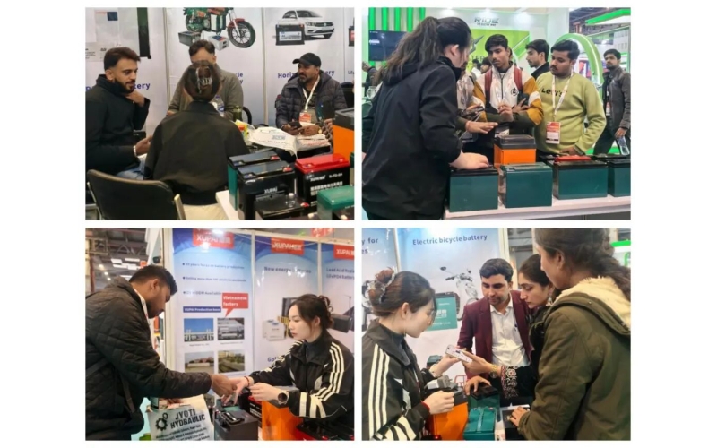 火爆開幕！旭派電池閃耀印度國際電動車展，D179展位人氣爆棚！